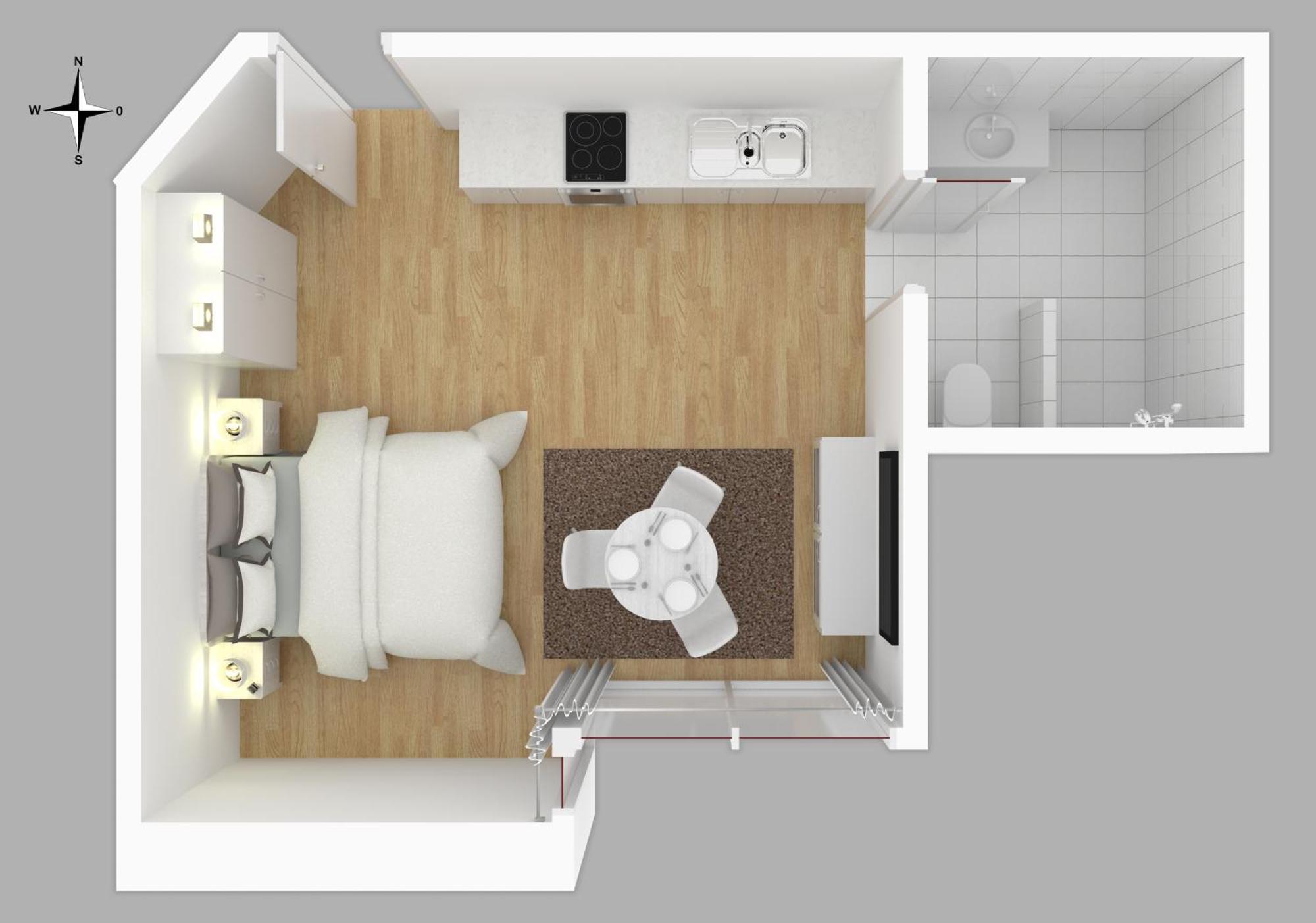 Moderne Neue Apartments Zum Wohlfuehlen Im Boardinghouse Bed & Butter Hasbergen Luaran gambar
